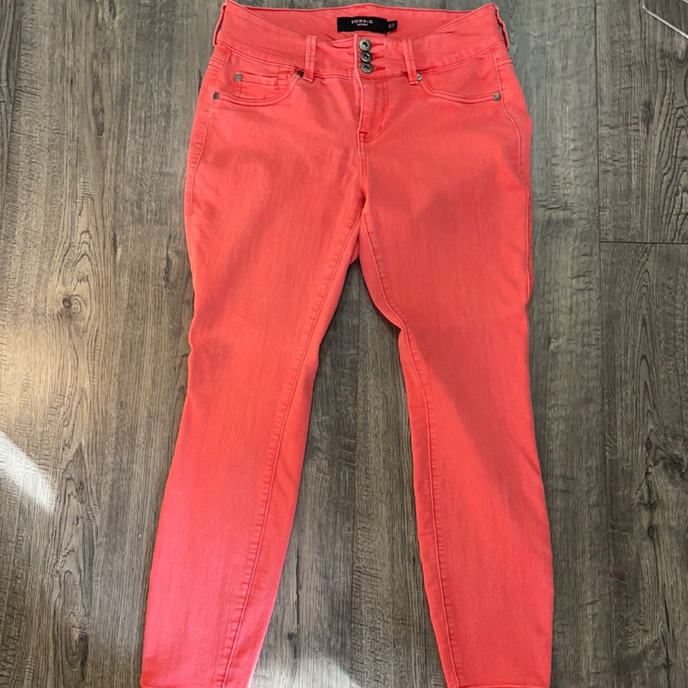 Fun color skinny jeans